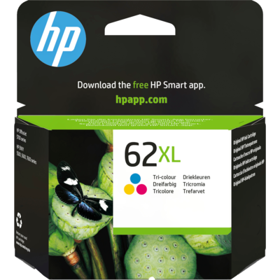 HP 62XL High Yield Tri-color Original Ink Cartridge