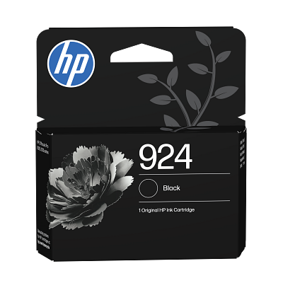 HP 924 original blækpatron, sort
