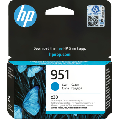 HP 951 cyan original bläckpatron