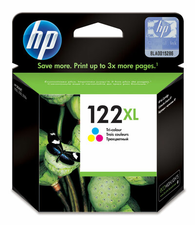HP 122 cartouche d'encre trois couleurs authentique