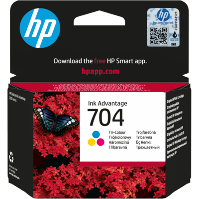 HP 704 Tri-color Original Ink Advantage Cartridge