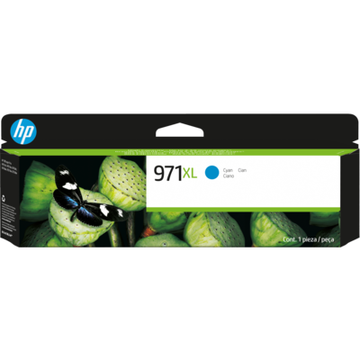 HP 971XL High Yield Cyan Original Ink Cartridge