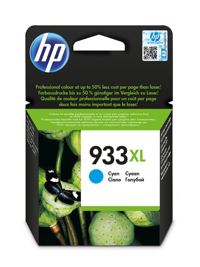 HP 933XL cartouche d'encre cyan grande capacité authentique