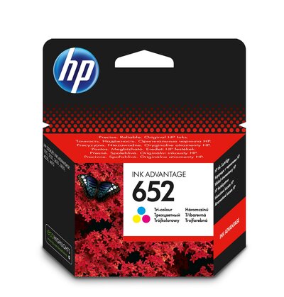 HP 652 cartouches Ink Advantage trois couleurs