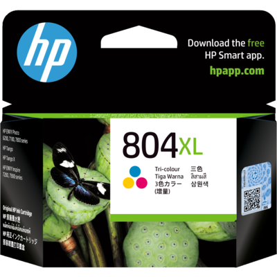 HP 804XL High Yield Tri-Colour Original Ink Cartridge - JB Hi-Fi