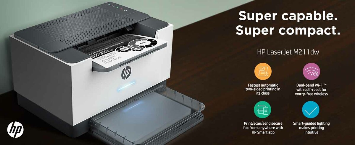 slide 8 of 15, zoom in, hp laserjet m211dw printer