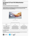 HP Series 5 27 inch FHD White Monitor - 527sw