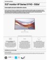 HP Series 5 31.5 inch FHD Monitor - 532sf