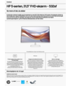 HP Series 5 31.5 inch FHD Monitor - 532sf