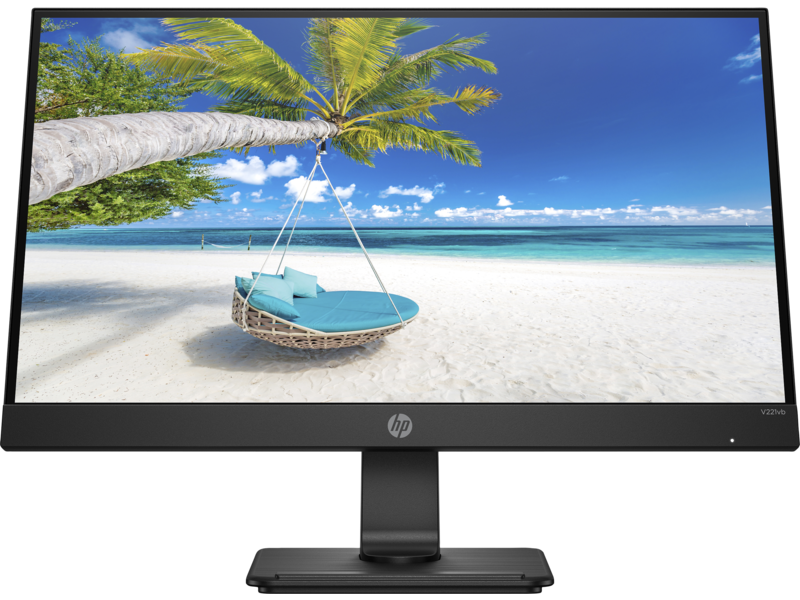 slide 1 of 3, show larger image, hp v221vb fhd monitor