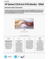 HP Series 5 23.8 inch FHD Monitor - 524sf