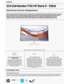 HP Series 5 31.5 inch FHD Monitor - 532sf