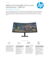 OMEN by HP 34 inch WQHD 165Hz Curved Gaming Monitor - OMEN 34c