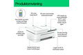 HP DeskJet 4220e All-in-One Printer (Cement) ATF Product walkaround 2 - Norwegian