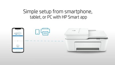 slide 3 of 23, zoom in, hp deskjet plus 4100 aio printer series non instant ink - product video 16:9 43 sec - english for emea