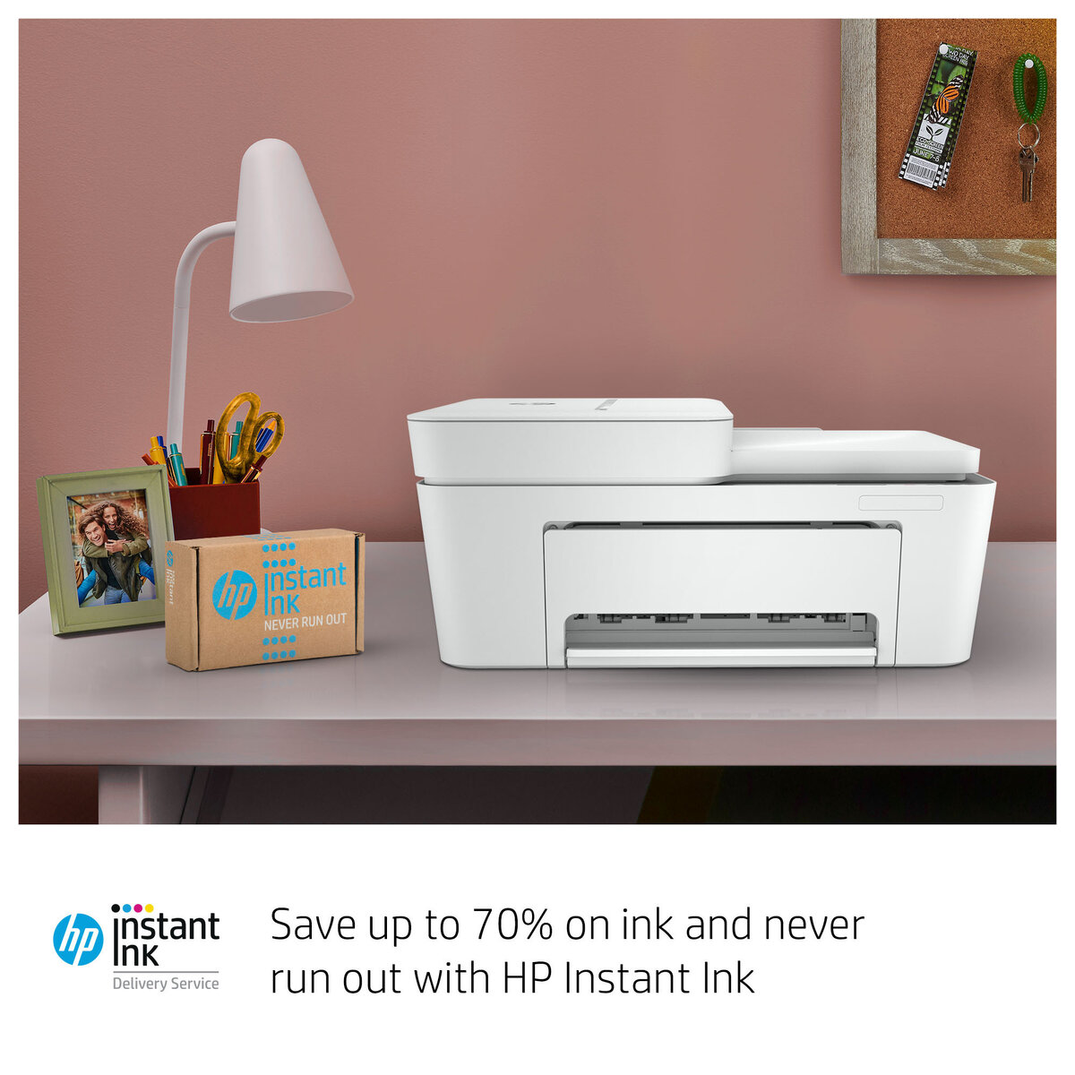 slide 1 of 10, show larger image, hp deskjet plus 4120 all-in-one printer