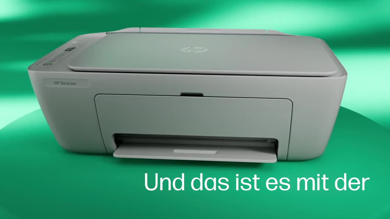 HP DeskJet 2800e All-in-One Printer Series Product Video DM - German