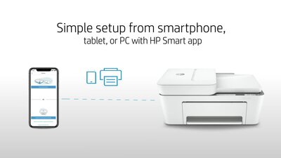 slide 2 of 23, zoom in, hp deskjet plus 4100 aio printer series instant ink - product video 16:9 43 sec - english for emea