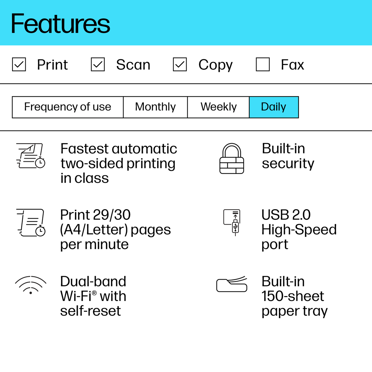 slide 13 of 17, zoom in, hp laserjet mfp m236dw printer