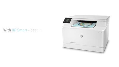 slide 1 of 21, zoom in, hp color laserjet pro mfp m182n - product video 16:9 46 sec - english for emea