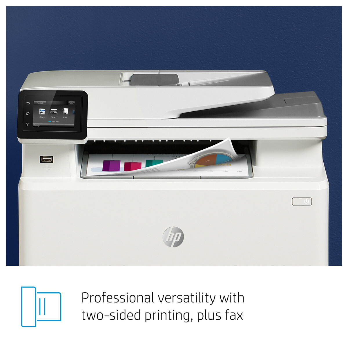 slide 1 of 20, show larger image, hp color laserjet pro mfp m283fdw
