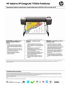 HP DesignJet T1700dr 44-in PostScript Printer
