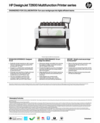 HP DesignJet T2600 36-in PostScript Multifunction Printer