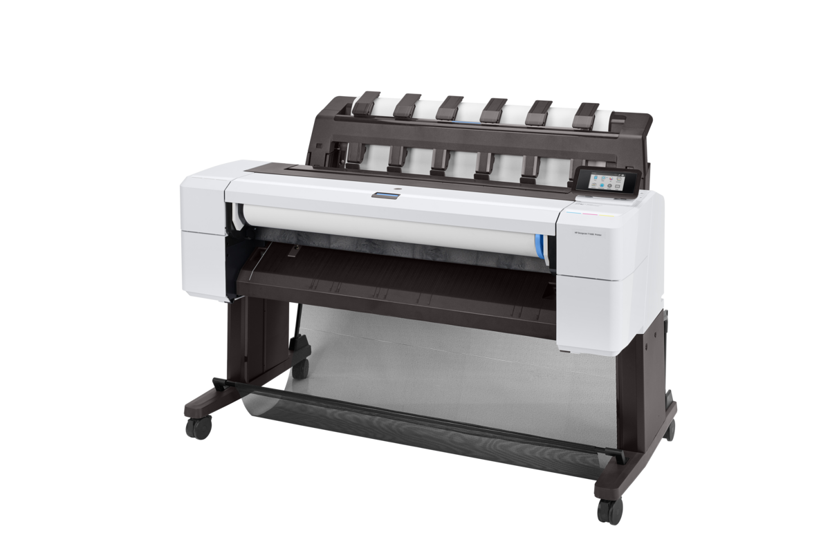 slide 1 of 20, show larger image, hp designjet t1600 36-in printer