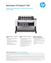 HP DesignJet T1600 Printer series