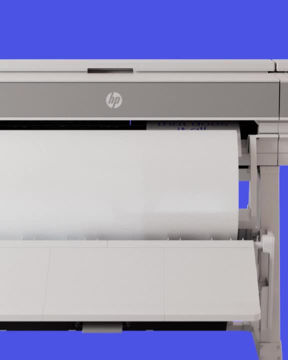 slide 1 of 22, show larger image, hp designjet t950 - product video 60sec - 4x5
