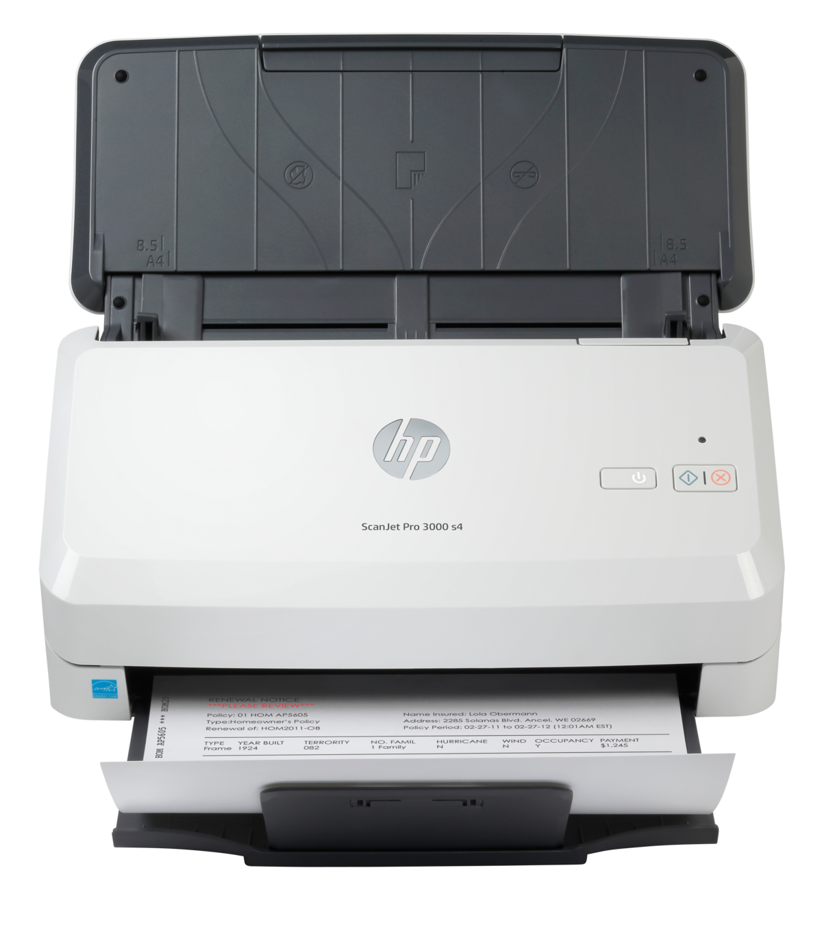slide 1 of 20, show larger image, hp scanjet pro 3000 s4 sheet-feed scanner