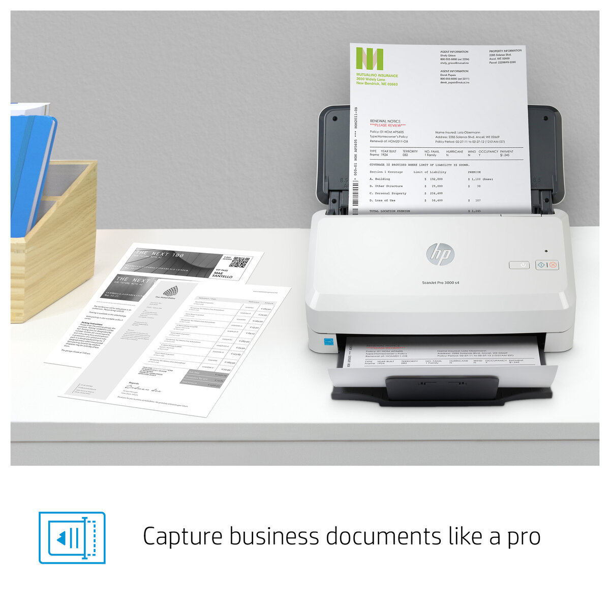 slide 6 of 21, zoom in, hp scanjet pro 3000 s4 sheet-feed scanner