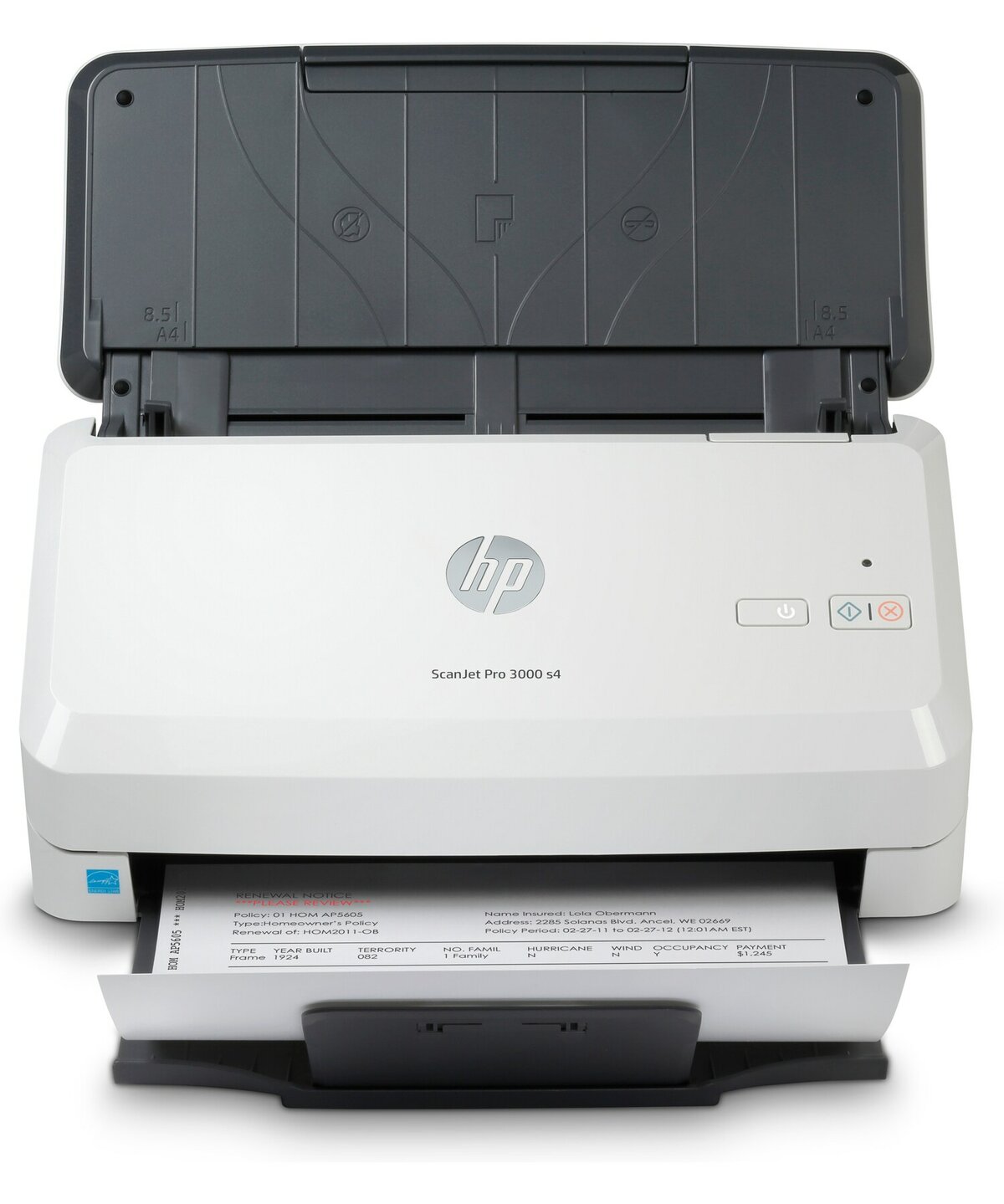 slide 1 of 19, show larger image, hp scanjet pro 3000 s4 sheet-feed scanner