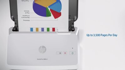 slide 1 of 9, zoom in, hp scanjet enterprise flow 5000 s4 sheet-feed scanner
