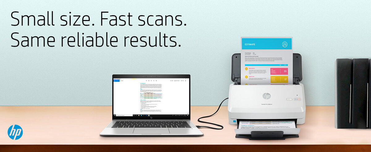 slide 10 of 21, zoom in, hp scanjet pro 3000 s4 sheet-feed scanner