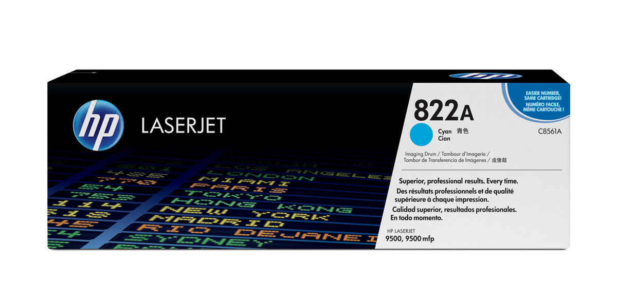 folie 1 von 1, vergrößern, hp 822a cyan laserjet imaging drum