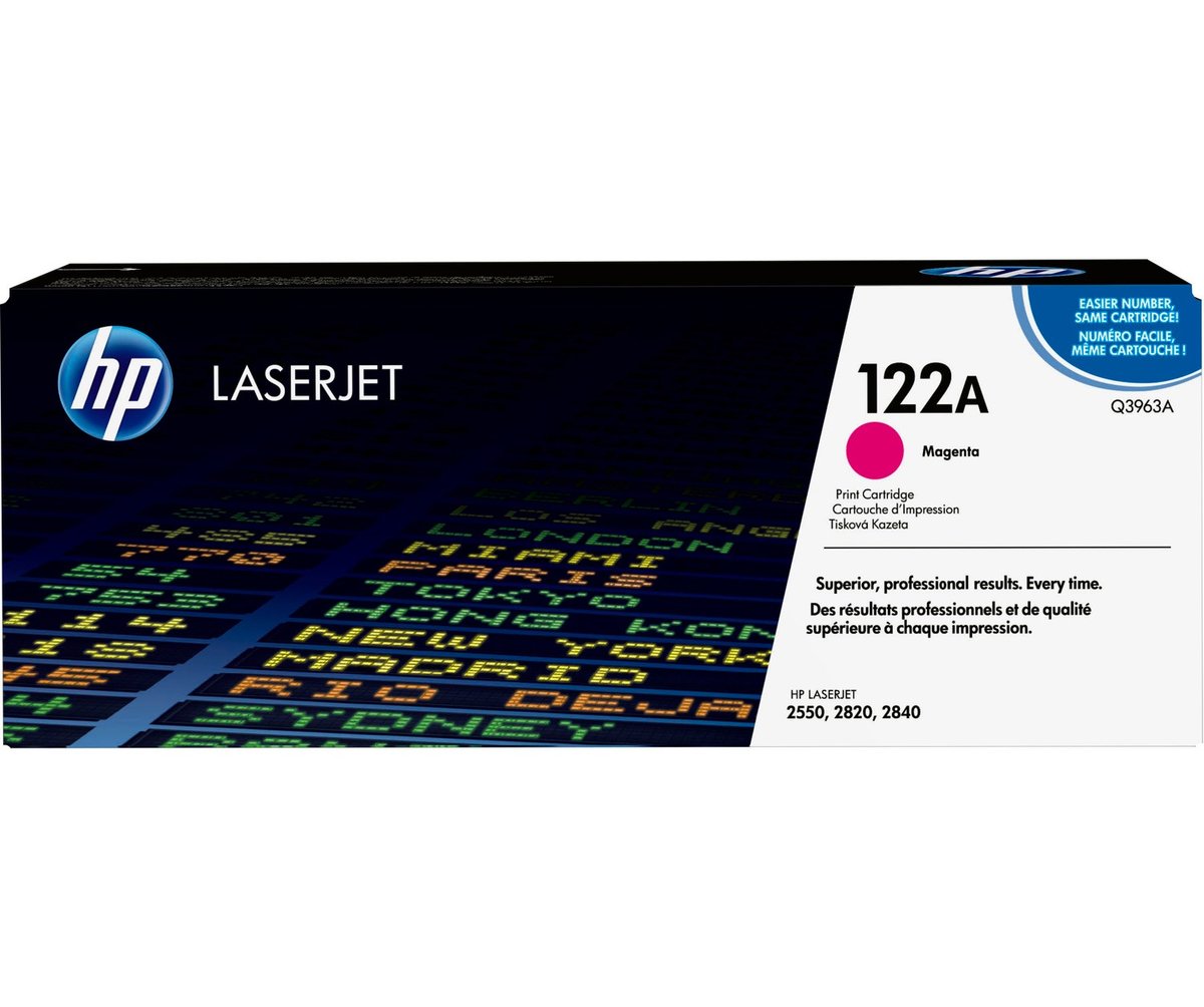 folie 1 von 1, vergrößern, hp 122a magenta original laserjet tonerkartusche