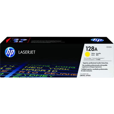 HP 128A Žlutá originální tonerová kazeta LaserJet