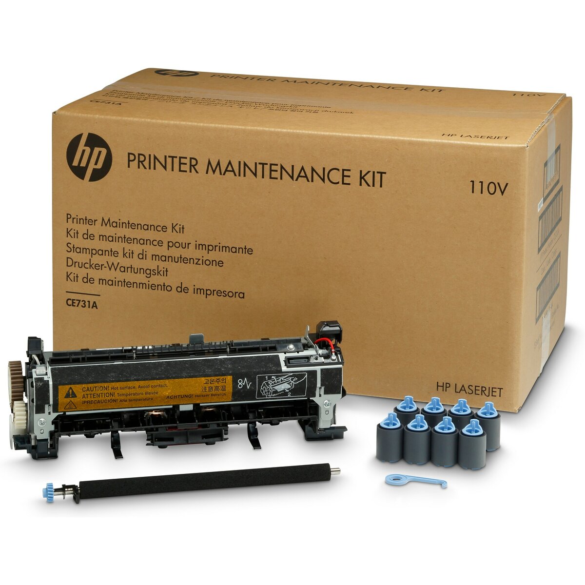 folie 1 von 2, vergrößern, hp laserjet ce732a wartungskit (220 v)