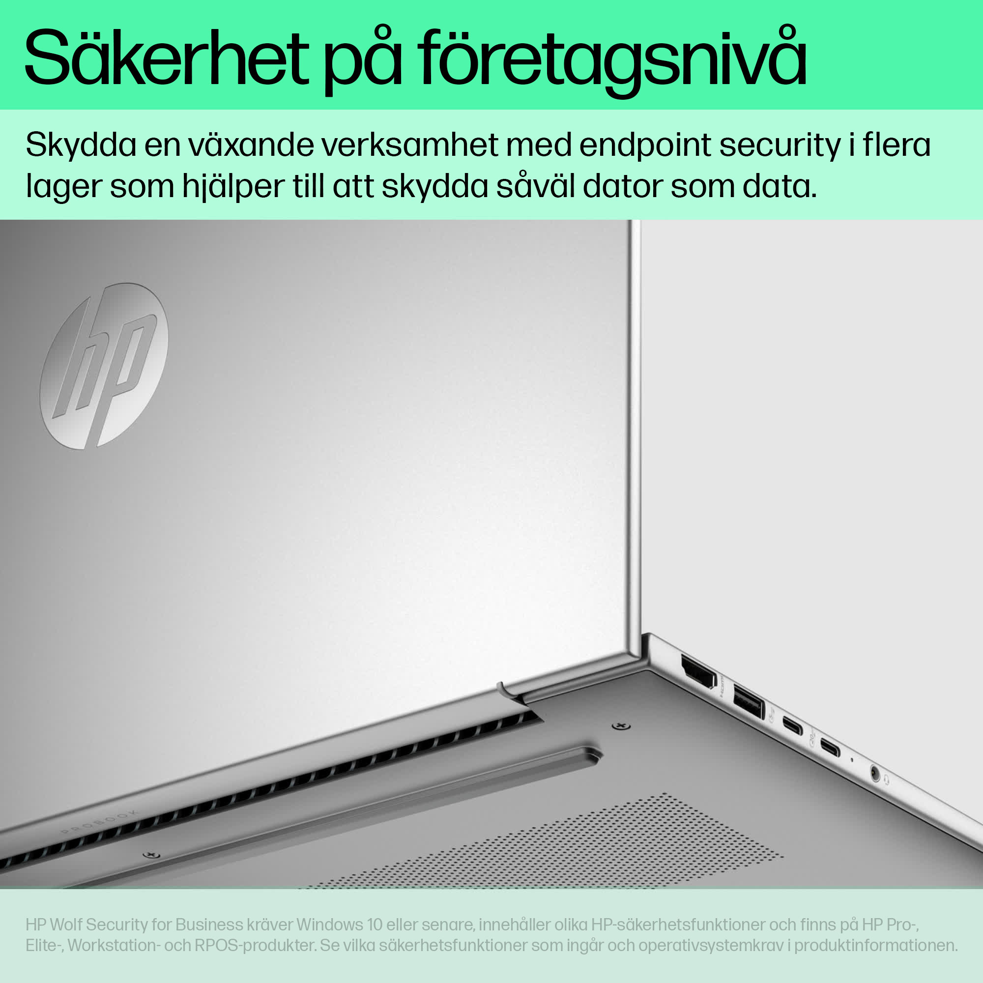 HP ProBook 440/460 G11 Notebook PC (Intel) ATF-KSP3 - Swedish sv_SE