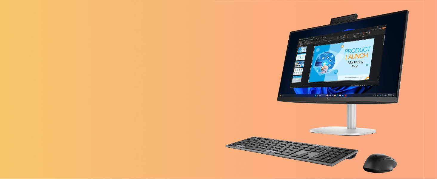 HP EliteStudio 8 All-in-One G1i 23.8 inch Desktop AI PC Wolf Pro Security Edition