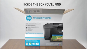 slide 1 of 19, zoom in, hp ojp 8710 (instant ink) unboxing video (ww)