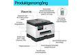 HP OfficeJet 9132e All-in-One Printer (Cement) ATF Product Walkaround - Swedish