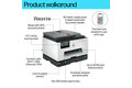 slide 1 of 20, zoom in, hp officejet pro 9135e all-in-one printer
