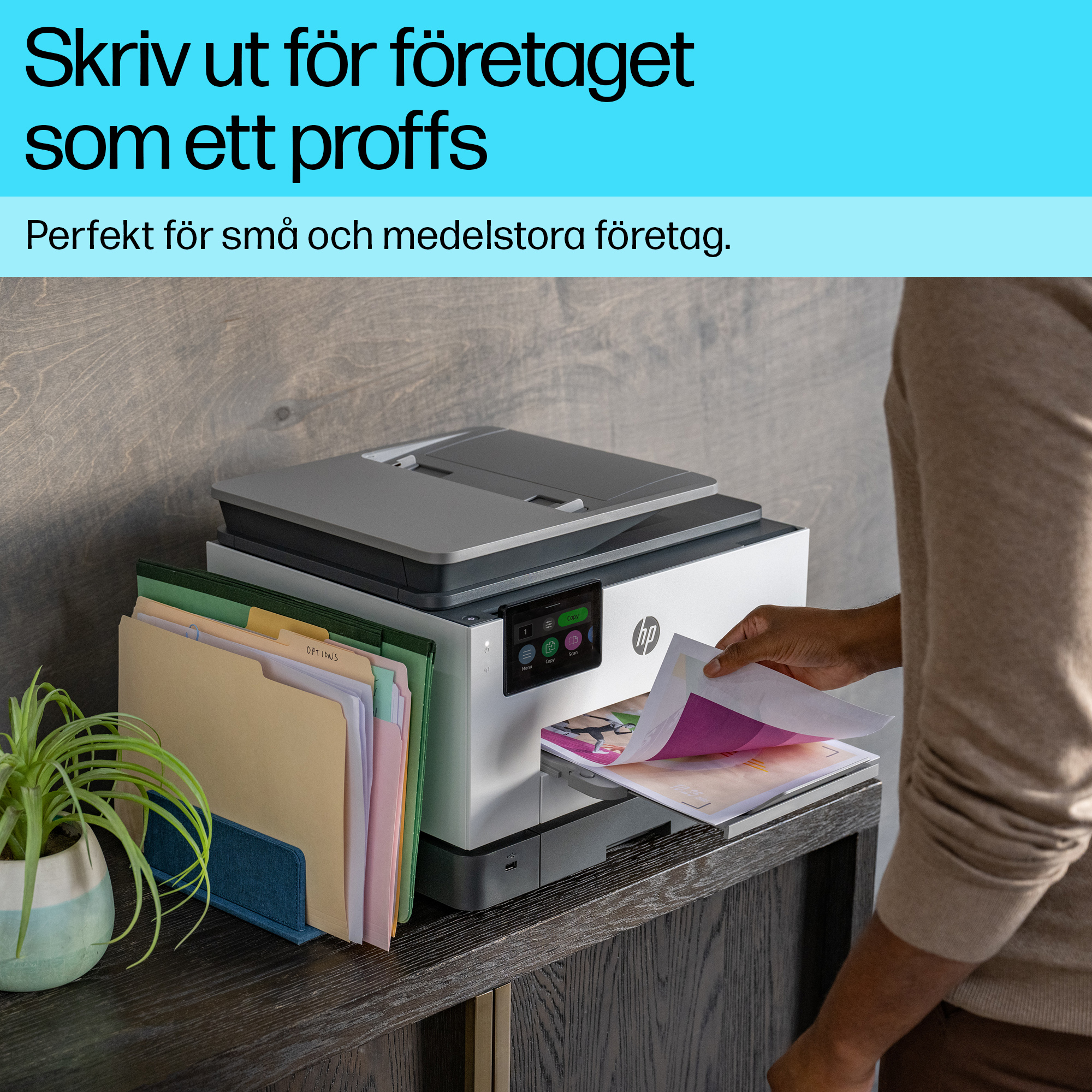 HP OfficeJet 9132e All-in-One Printer (Cement) ATF KSP1 - Swedish