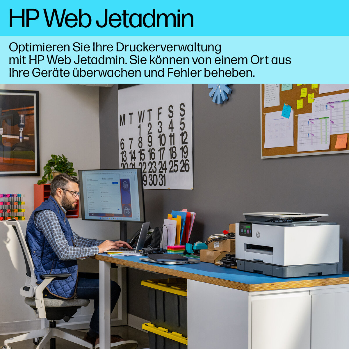 folie 4 von 17, vergrößern, hp officejet pro 9130b all-in-one drucker