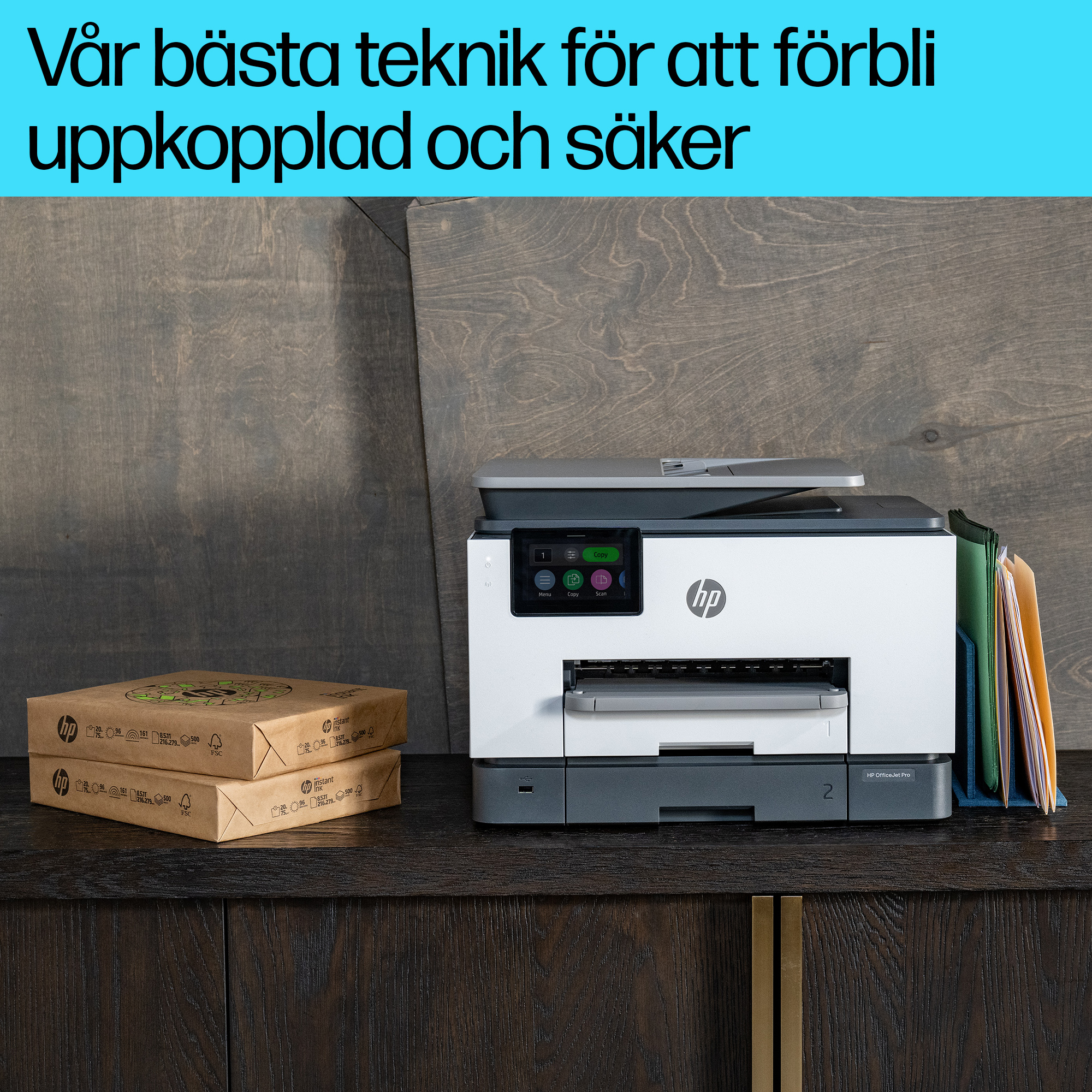 HP OfficeJet 9132e All-in-One Printer (Cement) ATF KSP3 - Swedish