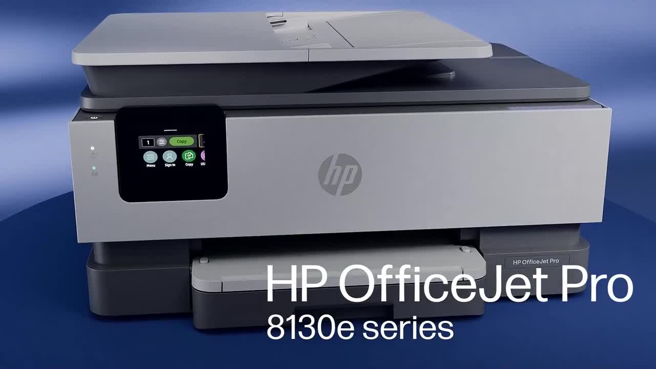 HP OfficeJet Pro 8130e Printer Series Product Video DM - English for ANZ