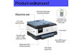 slide 6 of 20, zoom in, hp officejet pro 8135e all-in-one printer