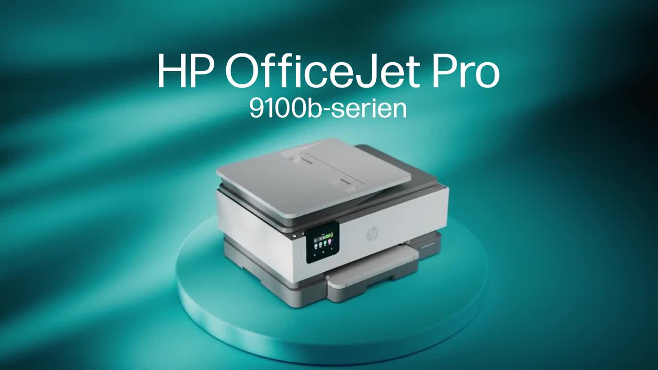 HP OfficeJet Pro 9100b Printer Series Product Video DM - Danish